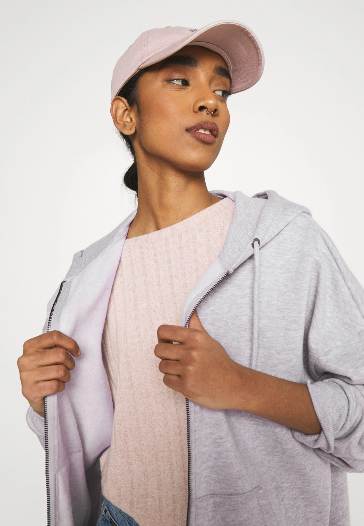 Felpa Con ZipMottled Light Grey Donna Felpe EV421J089-C11 Even&Odd Felpa Con ZipMottled Light Grey Donna Felpe EV421J089-C11 -Even&Odd 03840dfcd220474788acb601df4b4415 scaled