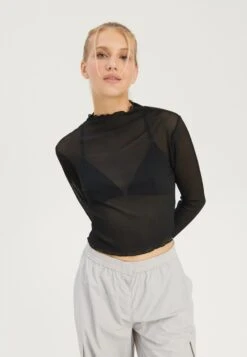 Even&Odd Maglietta A Manica LungaBlack Donna T-shirt E Top EV421D24K-Q11 -Even&Odd 12c05b54af4545079ab99cd033cf0cf6