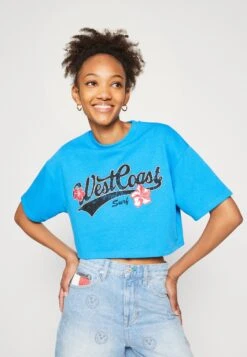 Even&Odd T-Shirt Con StampaBlue Donna T-shirt E Top EV421J0D3-K11 5 Even&Odd T-Shirt Con StampaBlue Donna T-shirt E Top EV421J0D3-K11 -Even&Odd 1919a4f61cb34759b1b046b4774dec51