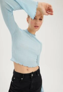 Even&Odd Maglietta A Manica LungaLight Blue Donna T-shirt E Top EV421D270-K11 -Even&Odd 1c764b8536fa4231b02a8b2a341a4d3a