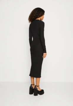 Even&Odd Circ Long Sleeves Midi High Slit Dress - Abito In Maglia - Black 4 Even&Odd Circ Long Sleeves Midi High Slit Dress - Abito In Maglia - Black -Even&Odd 2354151ea70d41aa9b5043e84172516a