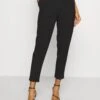 Even&Odd Paperbag Waist Tapered Trousers - Pantaloni - Black 1 Even&Odd Paperbag Waist Tapered Trousers - Pantaloni - Black -Even&Odd 2887f7f97daf439a804da889ba15ca14