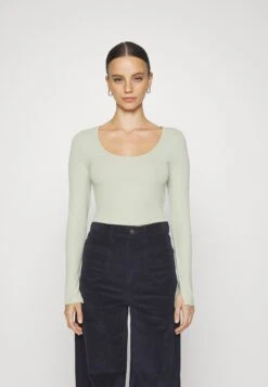 2 PackMaglietta A Manica Lunga001White_601Light Green Donna T-shirt E Top EVF21D04X-A11 -Even&Odd 2e3974460d994a52af6239963504022a