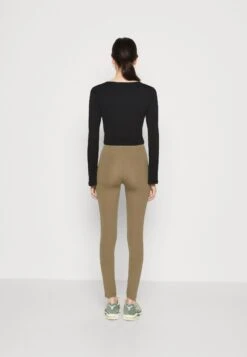 Even&Odd 2 PackLeggingsBlack/Dark Green Donna Pantaloni EV421A07V-Q17 -Even&Odd 31941ffc6c074613986317dd11f88f31