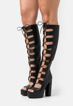 Even&Odd Stivali Con PlateauBlack Donna Stivali EV411A0X0-Q11