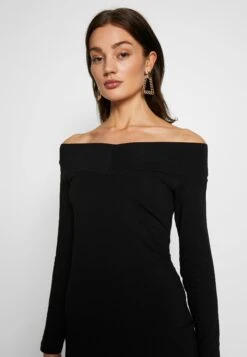 Even&Odd BasicOff-Shoulder Mini Long Sleeves DressTubinoBlack Donna Vestiti EV421C0ZW-Q11 -Even&Odd 373c0f31993c4475b95f293b35a213d6