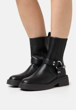 Even&Odd Stivaletti Con PlateauBlack Donna Stivaletti EV411N0J7-Q11