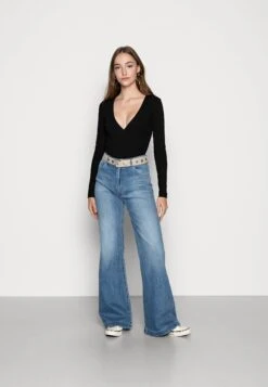 Even&Odd Bodysuit BasicMaglietta A Manica LungaBlack Donna T-shirt E Top EV421D19M-Q11 -Even&Odd 3d22141adfd448d889b72982277f2c40