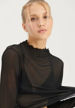 Even&Odd Maglietta A Manica LungaBlack Donna T-shirt E Top EV421D24K-Q11 -Even&Odd 446b7f750a6844ac90a4ed0150cc9b95