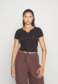 Even&Odd 2 PackT-Shirt BasicBlack/Purple Donna T-shirt E Top EV421D24U-Q11 -Even&Odd 469fe43dcfca4439b40cb7dde799f32b