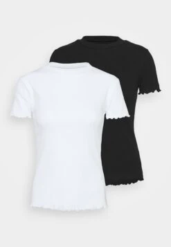 Even&Odd 2 PackT-Shirt BasicBlack/White Donna T-shirt E Top EV421D1FT-Q11 -Even&Odd 4a8af5fb83a946de90d2da0925684192