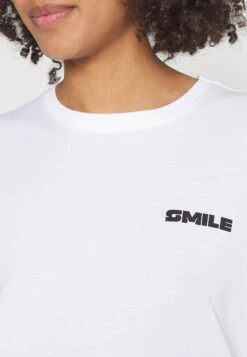Even&Odd Cut SmileT-Shirt Con StampaWhite Donna T-shirt E Top EV421D257-A11 -Even&Odd 50797aa6a0454c12aa234df5015c922f