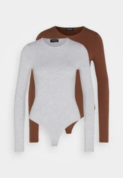 Even&Odd 2 PackMaglietta A Manica LungaBrown/Mottled Light Grey Donna T-shirt E Top EV421D19Z-O11 7 Even&Odd 2 PackMaglietta A Manica LungaBrown/Mottled Light Grey Donna T-shirt E Top EV421D19Z-O11 -Even&Odd 5461403c05e149cabc237c7c0656bdf7