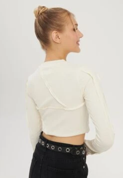 Even&Odd Maglietta A Manica LungaOff-White Donna T-shirt E Top EV421D24O-A11 -Even&Odd 5ff8e9b70e3347c7bf8fa4b451d8fafa