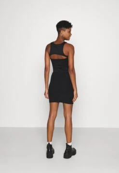 Even&Odd Basic Mini Ribbed Skirt - Gonna A Tubino - Black -Even&Odd 65cb68f6cbb74e00a56ec984a5b74be9