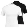 2Er PackT-Shirt BasicWhite/Black Donna T-shirt E Top EVF21D01P-A11 -Even&Odd 681c097f15084a12afa3c8dbe2ecea4e