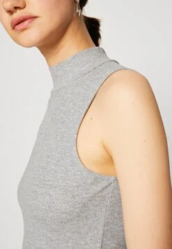 Even&Odd Perkin Neck Midi Bodycon DressVestito Di MaglinaMottled Grey Donna Vestiti EV421C1DK-C11 -Even&Odd 7867d7c0c842414abca4092732b274e1