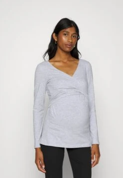 2 Pack NursingMaglietta A Manica LungaBlack White/Mottled Light Grey Donna T-shirt E Top EVO29G00M-Q12 -Even&Odd 7be95baa7a5f417dba05c62d78b15847