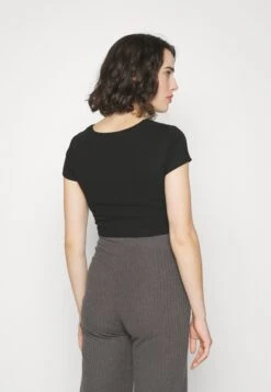 2 PackT-Shirt Con StampaBlack/Mottled Grey Donna T-shirt E Top EVO29G01B-Q11 -Even&Odd 8309c97737a6458fa7c94e1e4b98034b