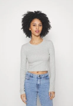 3 PackMaglietta A Manica LungaBlack/White/Mottled Grey Donna T-shirt E Top EVF21D03J-Q14 -Even&Odd 8af5983250b946a4b5d85c6d4640505f