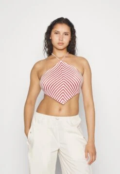 Even&Odd TopWhite/Red Donna T-shirt E Top EV421D24Q-A11 -Even&Odd 8fae67296d4947f1903b42ea31b9f2d9