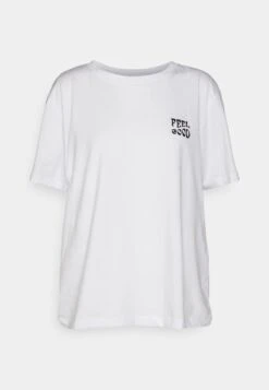 Even&Odd Clare Feel Good Chest Artwork T-Shirt Con StampaWhite Donna T-shirt E Top EV421D258-A11 -Even&Odd 93de4ae1befe4e51a56ee7af68a03971