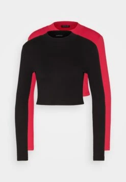 Even&Odd 2 PackMaglietta A Manica LungaBlack/Pink Donna T-shirt E Top EV421D1A1-Q12 -Even&Odd 97c315109b734366a74b454aedf84ab9