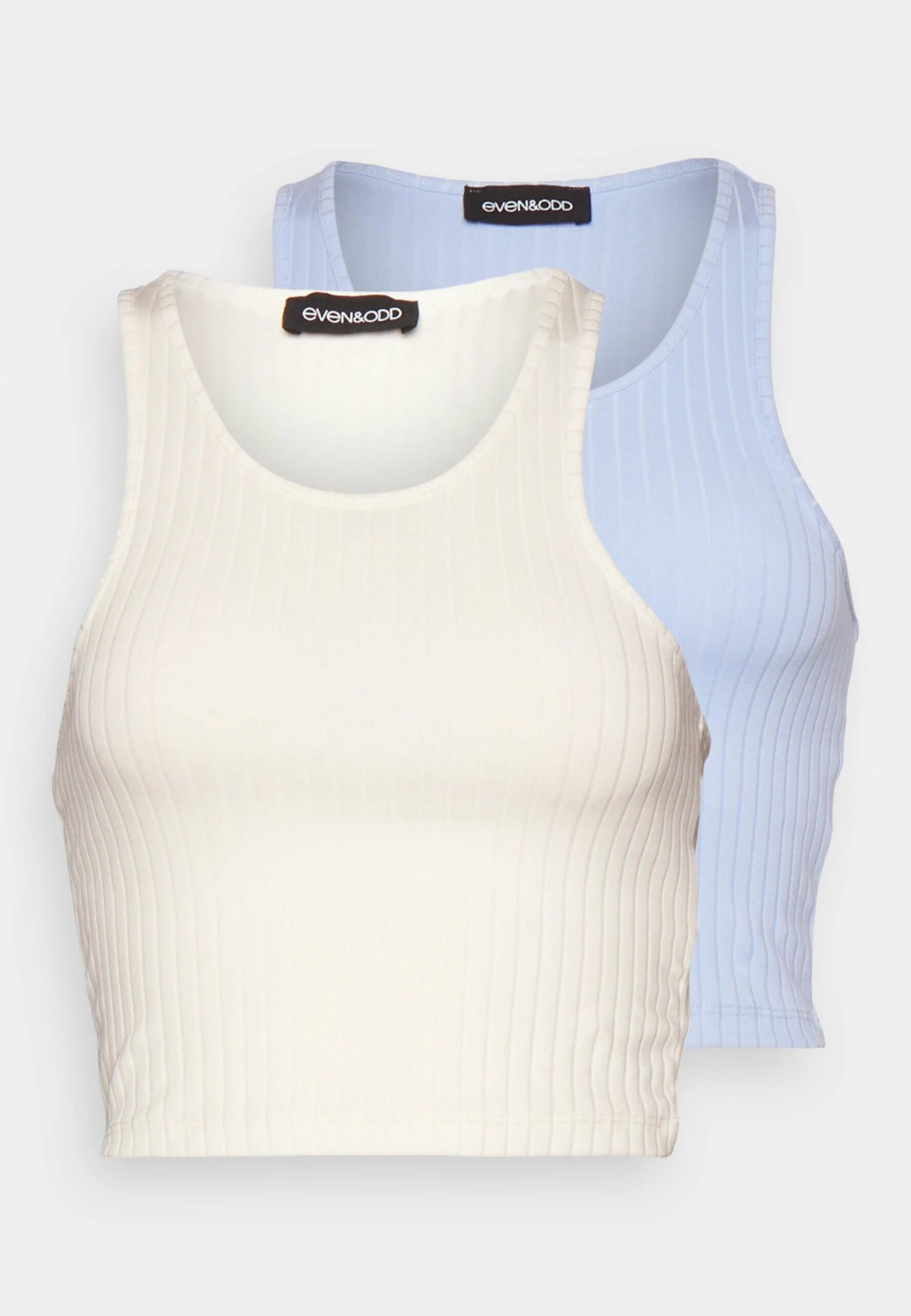 Wide Rib 2 PackTopWhite/Light Blue Donna T-shirt e top EVF21D04W-A11 Wide Rib 2 PackTopWhite/Light Blue Donna T-shirt E Top EVF21D04W-A11 -Even&Odd 9bd069a6d97748ac8050406714d735bb scaled