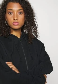 Even&Odd Felpa Con ZipBlack Donna Felpe EV421J089-Q11 -Even&Odd af8d52a6950f442298fd813d9b9d6be3