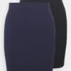 Even&Odd 2 Pack - Minigonna - Dark Blue/Black -Even&Odd de1adaa6b3b14462944b3b1a599dff5e