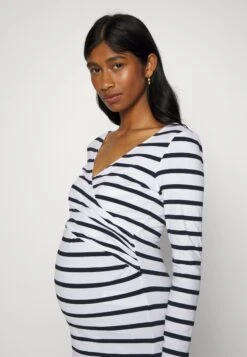 2 Pack NursingMaglietta A Manica LungaBlack White/Mottled Light Grey Donna T-shirt E Top EVO29G00M-Q12 -Even&Odd e032ee8563694c8abfb62bc8ac916418