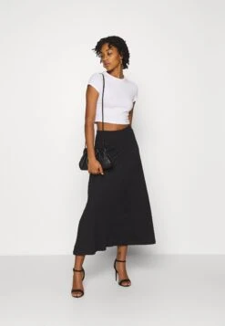 Even&Odd Basic Maxi Skirt - Gonna A Campana - Black -Even&Odd e6eb5f9f71ac4029a8f1222ca7bc0171
