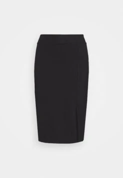Even&Odd Basic - Midi Skirt With Slit - Gonna A Tubino - Black -Even&Odd fe0a541acbea4c499c73f8c628cdb7bc