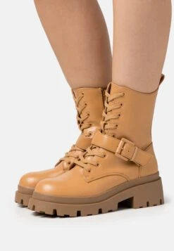 Stivaletti Con PlateauCognac Donna Stivaletti EVC11N02F-O11